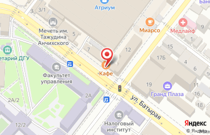 Кафе Халал в Советском районе на карте