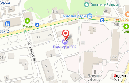 Люмьер отель & spa в Светлогорске на карте