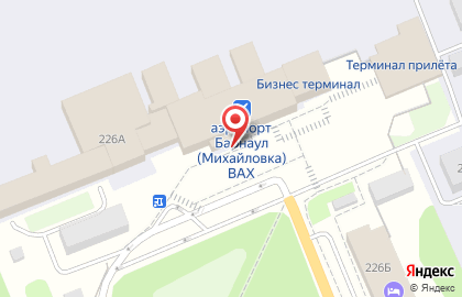 Линейное отделение полиции аэропорта г. Барнаула на карте
