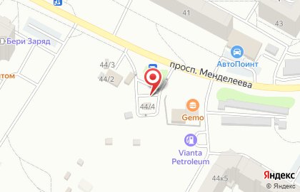 Автомойка самообслуживания Чисто & Bistro на проспекте Менделеева на карте