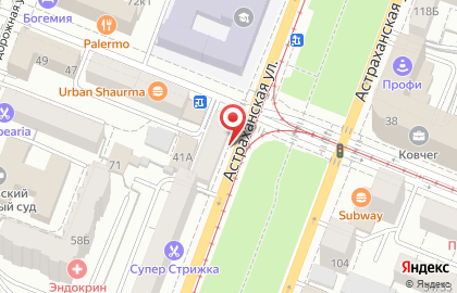 Центр правовых услуг коллегия адвокатов Саратовской области в Фрунзенском районе на карте