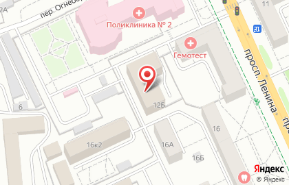 Праздничное агентство Непоседы на проспекте Ленина на карте