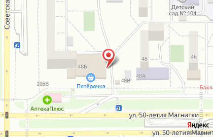 Магазин Рукодельница в Орджоникидзевском районе на карте