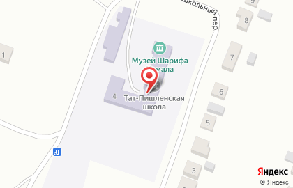Тат-Пишленская средняя общеобразовательная школа на карте