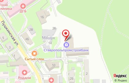 Ставропольпромстройбанк в Ставрополе на карте