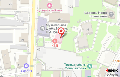 Кожно-венерологический диспансер Псковской области на карте