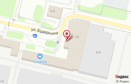 Магазин Кордиант на улице П.В.Будеркина на карте