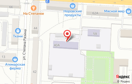 Детский сад №40 на Степана Разина на карте