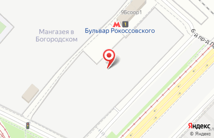 Терминал МТС-Банк на Бульваре Рокоссовского на карте