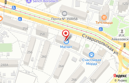 Супермаркет Магнит на Ставропольской улице, 262 на карте