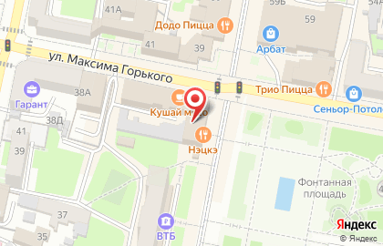 Кафе Корица на Московской улице на карте