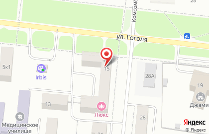 Магазин текстиля для дома Техмаркет на улице Гоголя на карте