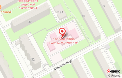 Пермское краевое бюро судебно-медицинской экспертизы в Перми на карте