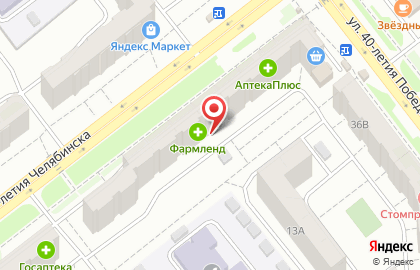St-Com на улице 250-летия Челябинска на карте