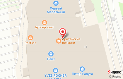 Кафе-кондитерская Британские Пекарни на проспекте Космонавтов на карте
