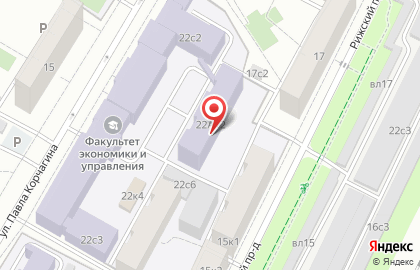 Московский политехнический университет в Москве на карте