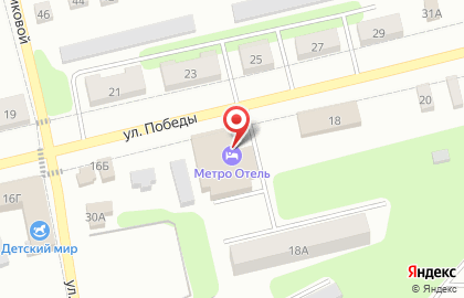 Служба доставки Метро на карте