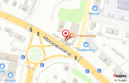 Магазин фастфудной продукции Гриль на Московском шоссе на карте
