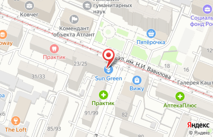 Гипермаркет товаров для дома и сада Sun Green в Фрунзенском районе на карте