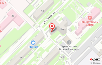 Продуктовый магазин в Новокузнецке на карте