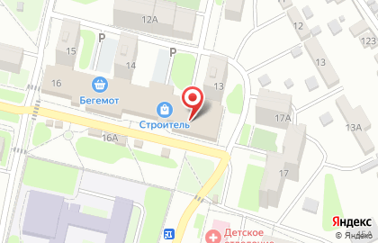 Салон продаж и обслуживания Tele2 в Северном микрорайоне, 16 в Строителе на карте
