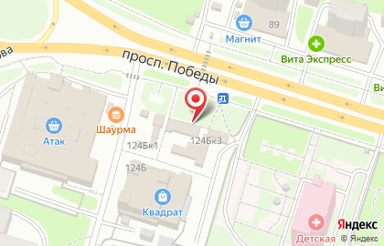 Цветочный супермаркет Цветочный ряд в Октябрьском районе на карте