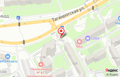 Киоск по продаже колбасных изделий на Таганрогской улице на карте