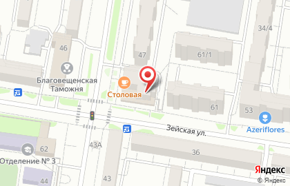 КУБ в Благовещенске на карте