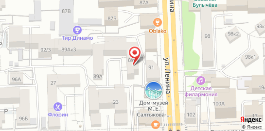 Стоматология Альба на улице Ленина на карте