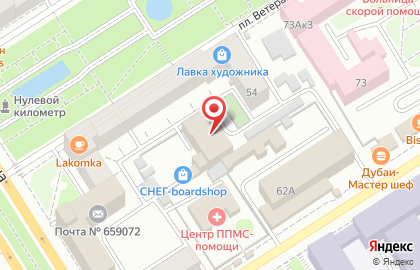 Студия маникюра Nesterova.nail в Октябрьском районе на карте