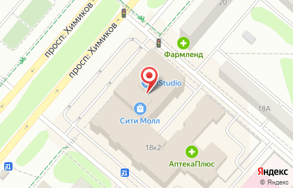 Фитнес-центр Сильная Арена на улице Химиков в Нижнекамске на карте