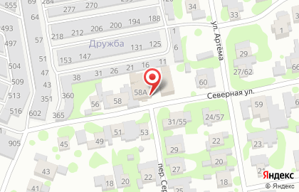 Комплекс элитного отдыха Северная на карте