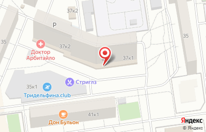 Супермаркет Магнит у дома в Заречном проезде на карте