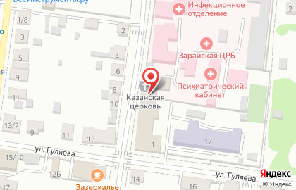 Церковь Казанской иконы Божией Матери в Москве на карте