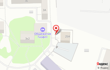 Автостоянка на ул. Чехова (Гатчинский район), 25Б на карте