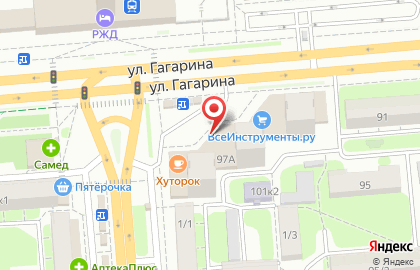 Торговая компания 5 элемент в Советском районе на карте