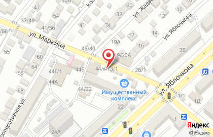 Магазин Дарман на улице Маркина на карте