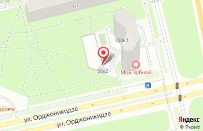 У метро Звёздная, ООО Л1 на улице Орджоникидзе на карте