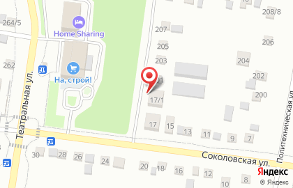 Теплая автостоянка Сокол на карте