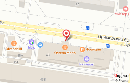 Итальянский ресторан Osteria Mario на карте
