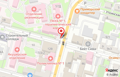 Точка продажи пян-се Синэргос в Фрунзенском районе на карте