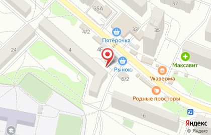 Киоск по продаже кондитерских изделий на улице 232 Стрелковой дивизии на карте