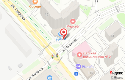 Эконом-аптека Мелодия Здоровья на улице Гудкова на карте