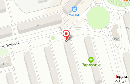 Алкомаркет Штофф на улице Дружбы на карте