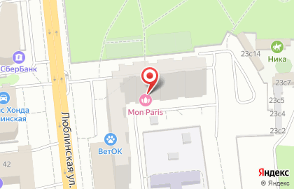 Салон красоты Mon Paris на карте