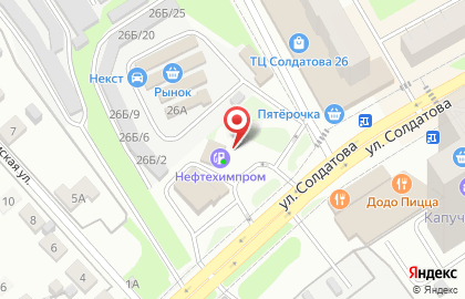Нефтехимпром в Перми на карте
