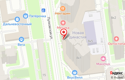 Ресторан Тамада на метро Звёздная на карте