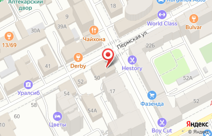 Сеть магазинов-пекарен Хлебница в Ленинском районе на карте