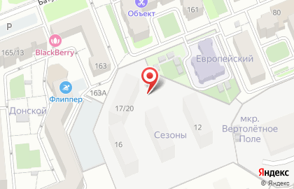 Жилой комплекс Европейский в Ростове-на-Дону на карте