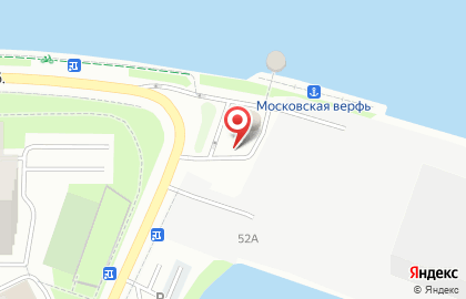 АЗС на Нагатинской Набережной на карте